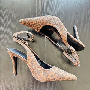 Leopard Print Women's Heels
